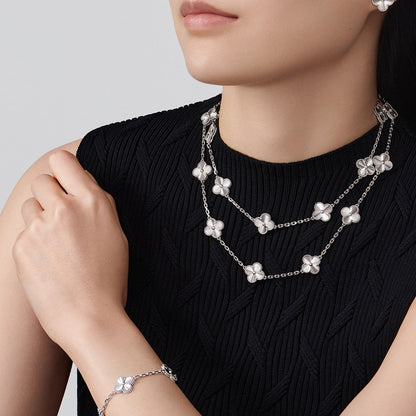 [AuraEcho]CLOVER 20 MOTIFS DIAMOND SILVER