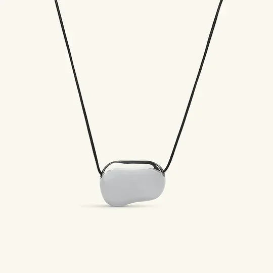 Cord Pebble Pendant