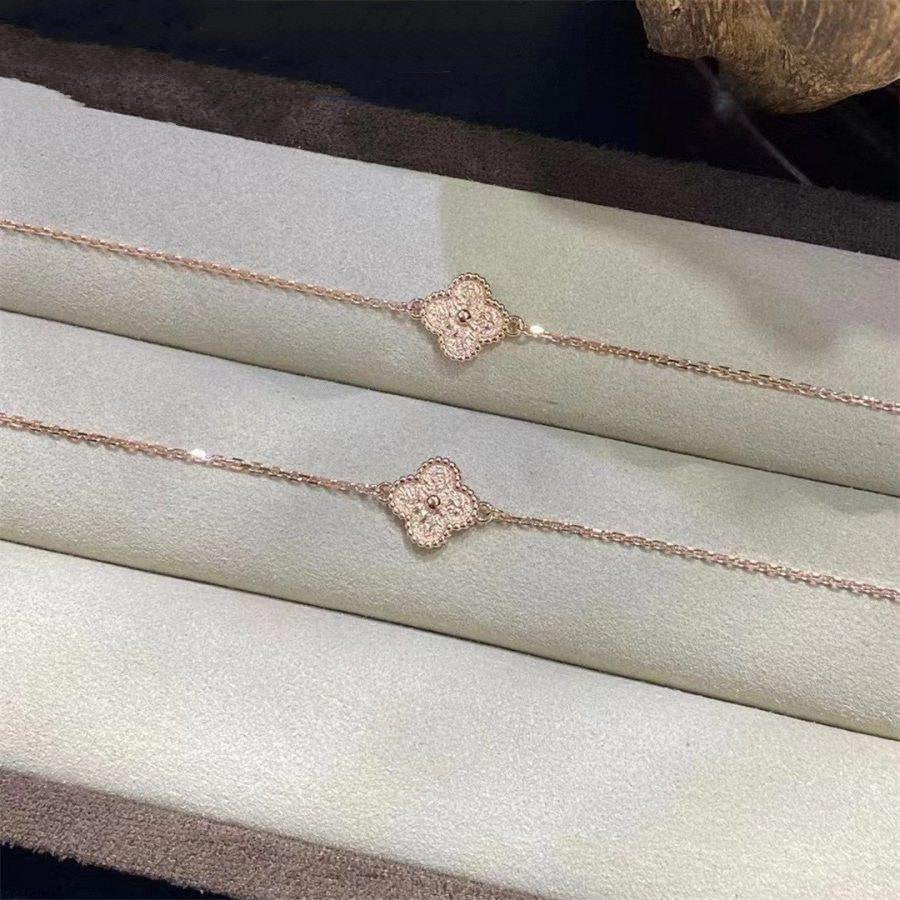 [AuraEcho]CLOVER SINGLE FLOWER BRACELET